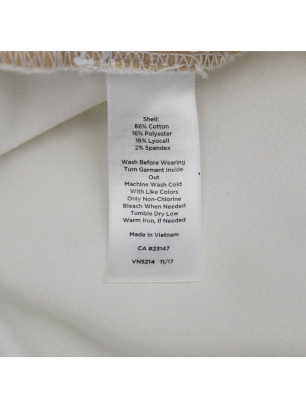 Talbots Flawless Slimming Pedal Pusher White Denim Capris Womens Pants Size 16P - Picture 5 of 8